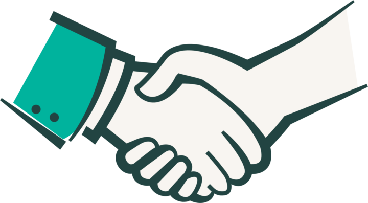 Illustration of a handshake