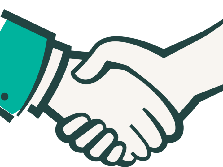Illustration of a handshake